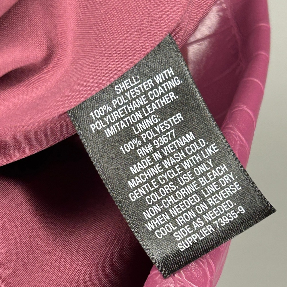Worthington Faux Croc Asymmetrical Skirt in Deep Magenta - Picture 11 of 13